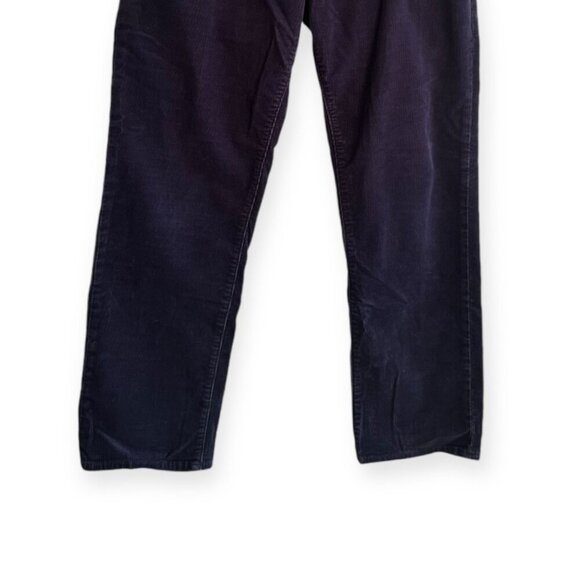 Gap 1969 Sexy Boyfriend Corduroy Pants,  Size 31, Stretch Cord, Navy Uniform - Picture 7 of 9